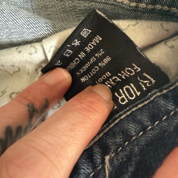 Lot of 3 Y2K ReRock Womens Jeans size 10R - Picture 5 of 9